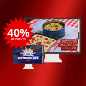 OFERTA NAVIDEÑA Taller Bizcocho Navideño en Lata + Taller Emprende 360